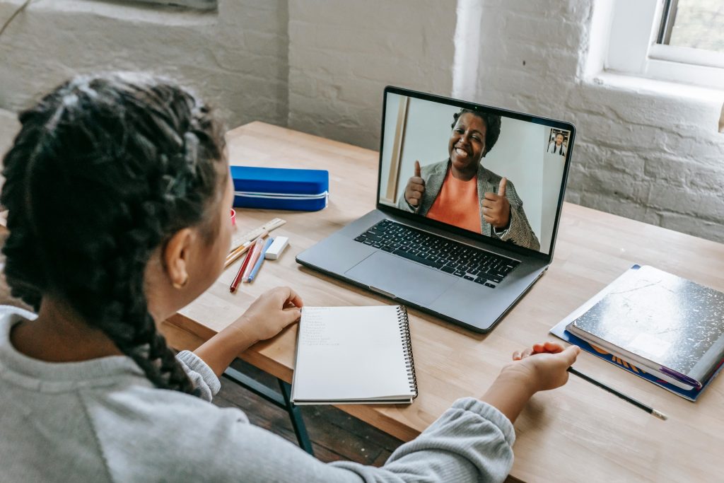online tutor with student
