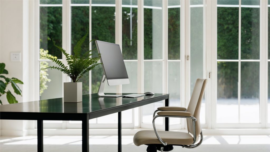 ergonomic proofreading setup