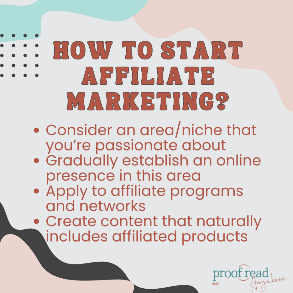 How to Start Affiliate Marketing